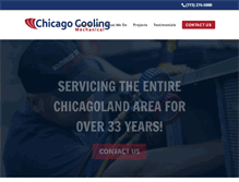 Tablet Screenshot of chicagocooling.com